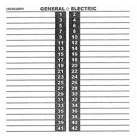 electrical panel breaker box template 42 excel free|breaker box label template pdf.